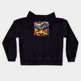 Rainbow Mountain Kids Hoodie